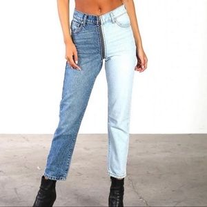 Revice denim yin Yang crop jeans